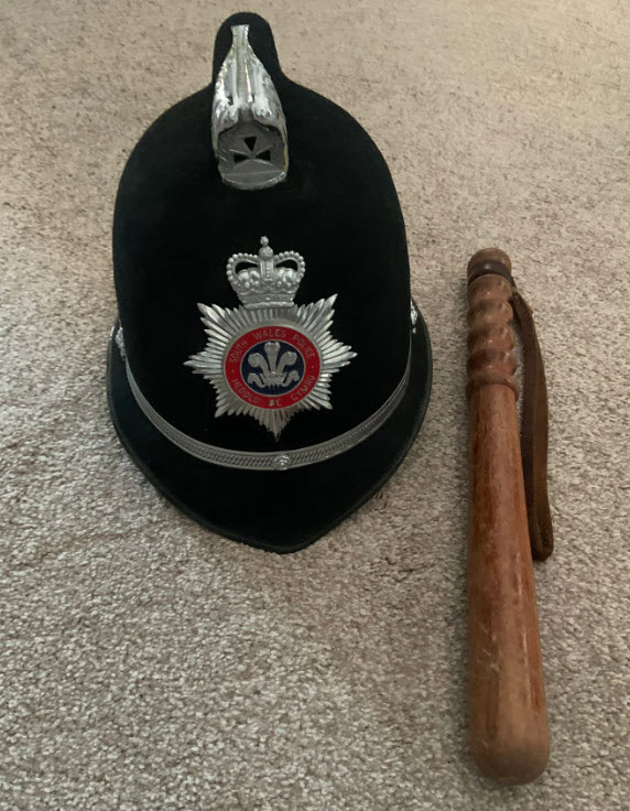 Ian Lippiatt Helmet and Truncheon 